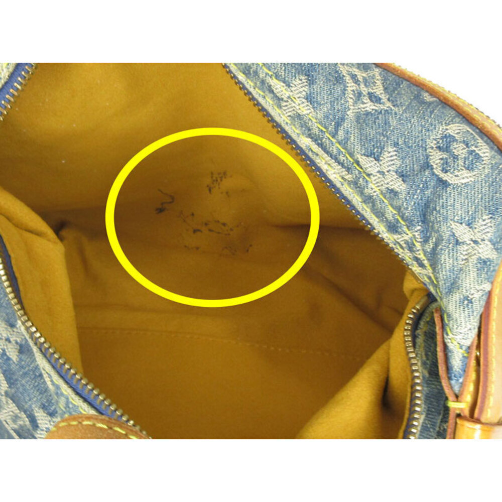LOUIS VUITTON Baggy Monogram Denim Blue Shoulder Bag - Picture 10 of 10